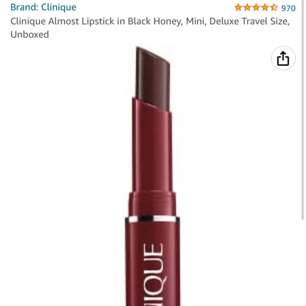 CLINIQUE Almost Lipstick ; Color · Black Honey